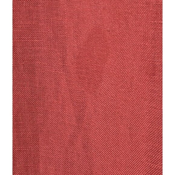 Coldwater Creek Maxi Sun Dress Linen Shift 6 Coal Pink VTG Lined Beaded Top - Picture 9 of 10